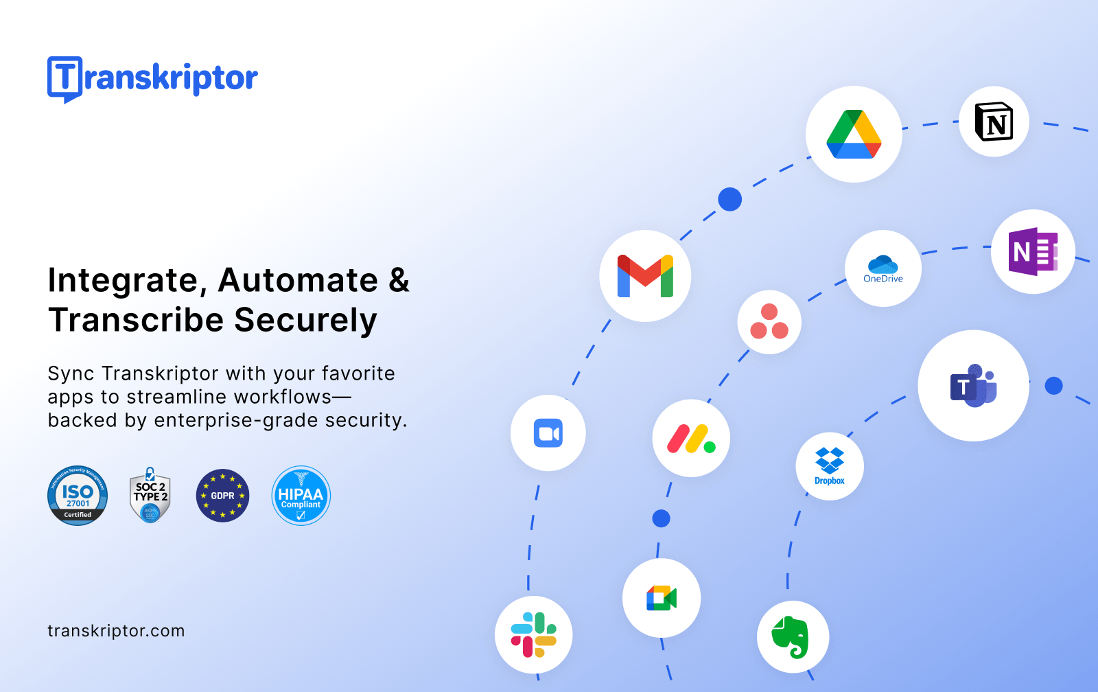 Transkriptor Screenshot