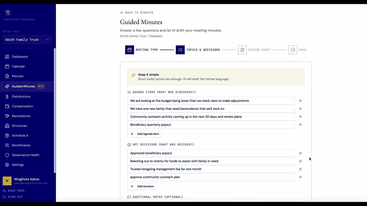 TrustOffice Screenshot