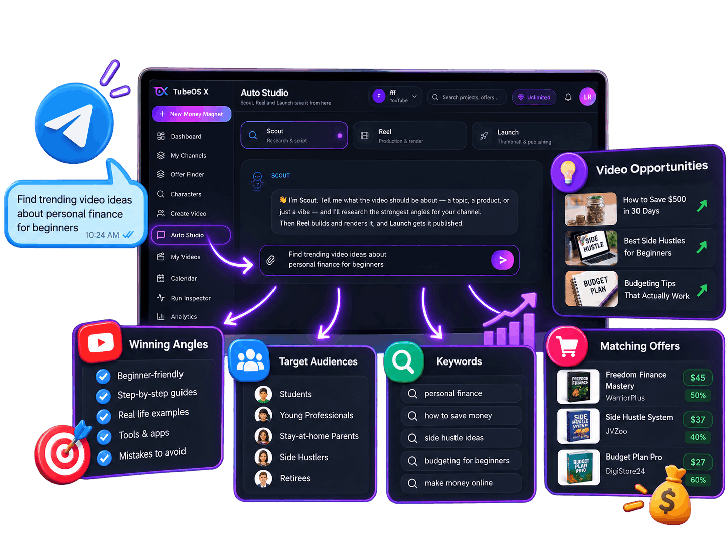 TubeOS X Screenshot