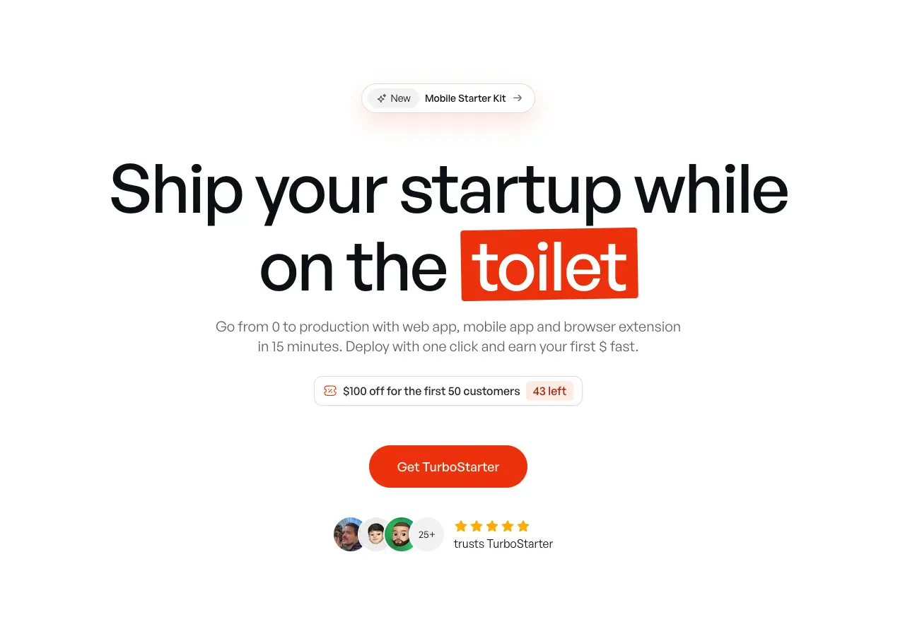 TurboStarter Discount Coupon Code