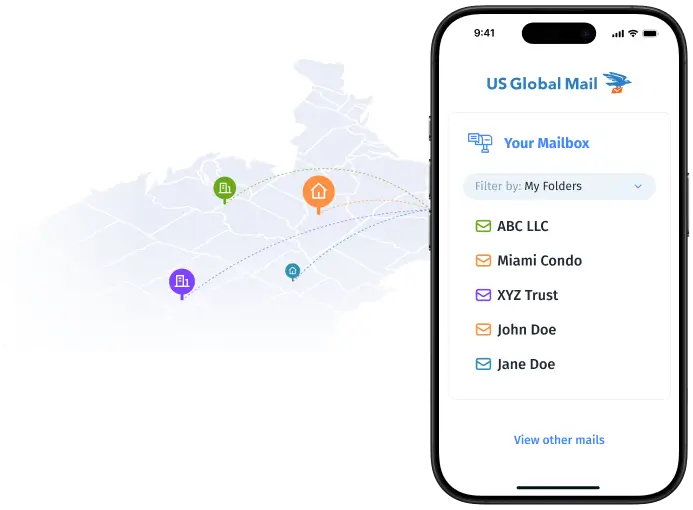 US Global Mail Screenshot