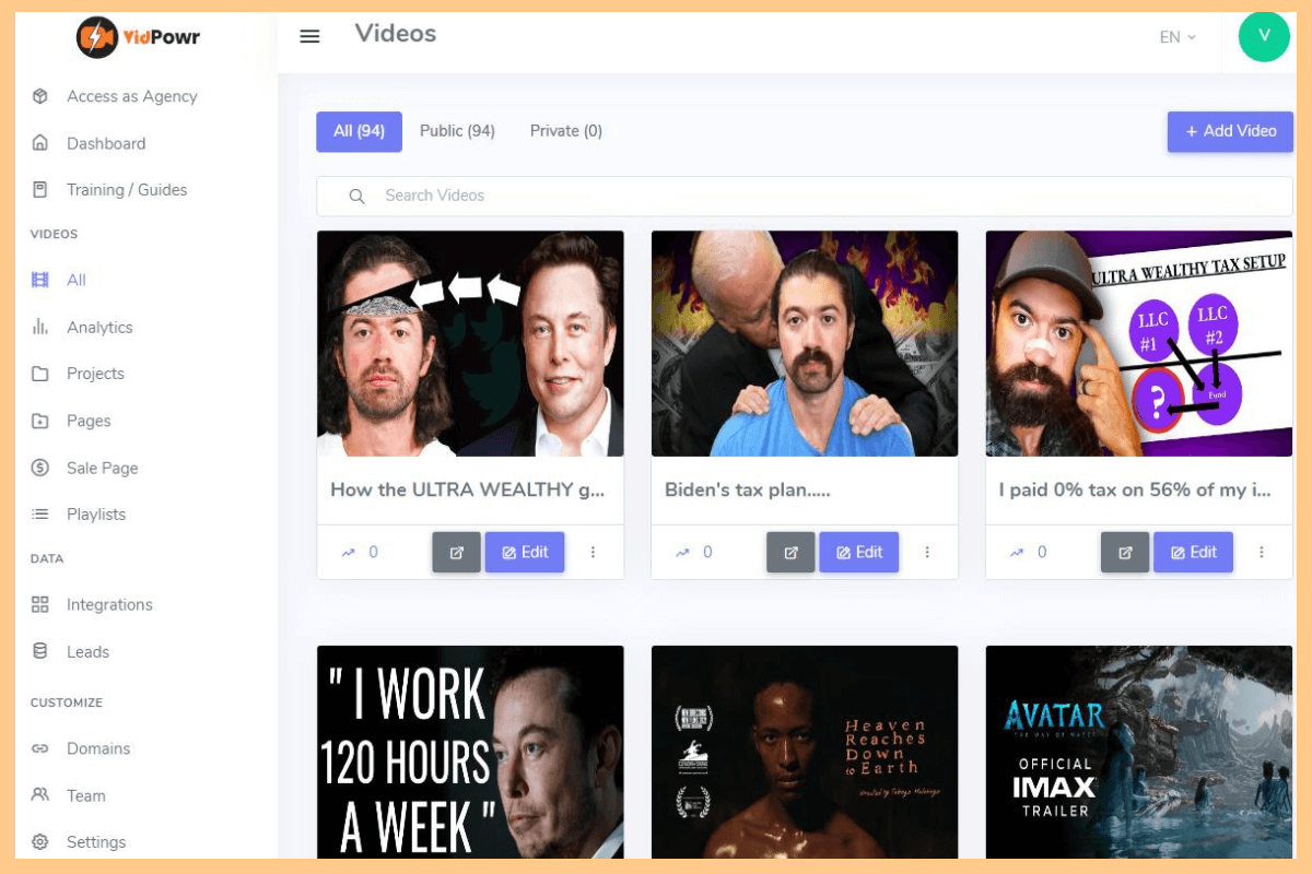 VidPowr Screenshot
