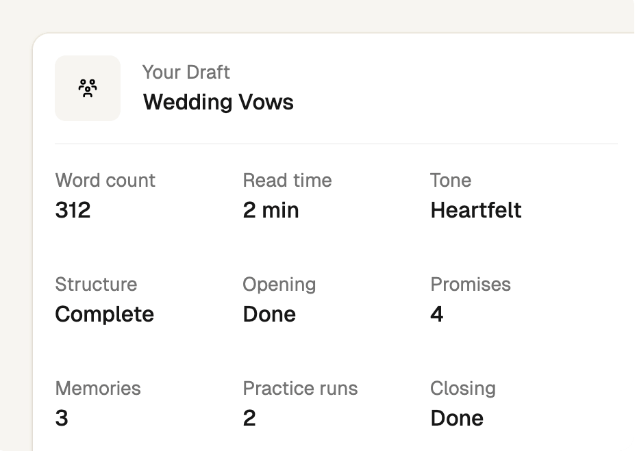 Vows.you Screenshot