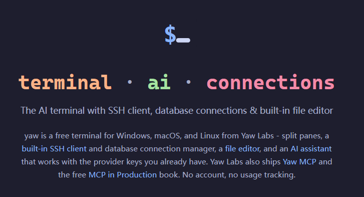 Yaw Labs Screenshot