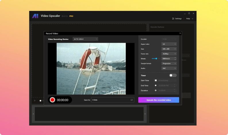 Nero AI Video Upscaler Pro Screenshot