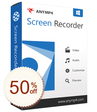 AnyMP4 Screen Recorder Code coupon de réduction