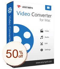 AnyMP4 Convertisseur Vidéo pour Mac Code coupon de réduction