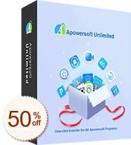 Apowersoft Unlimited Code coupon de réduction