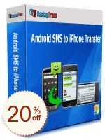 Backuptrans Android SMS to iPhone Transfer Code coupon de réduction