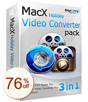 MacX Holiday Video Converter Pack Code coupon de réduction