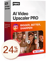 Nero AI Video Upscaler Pro Discount Coupon Code