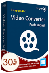 Program4Pc Video Converter Pro Code coupon de réduction