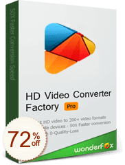 WonderFox HD Video Converter Factory Pro Code coupon de réduction