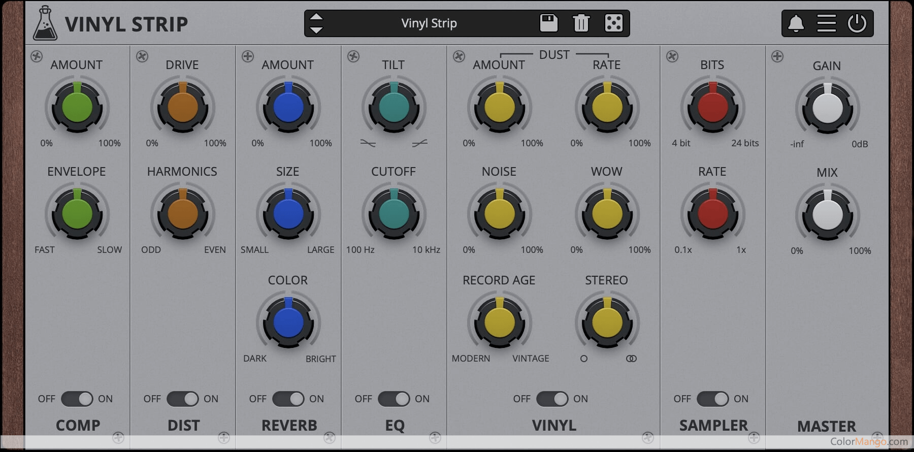 AudioThing - Vinyl Strip Screenshot