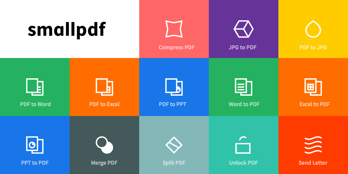 1. SmallPDF List of Top 10 Free PDF to Word Converter Tools