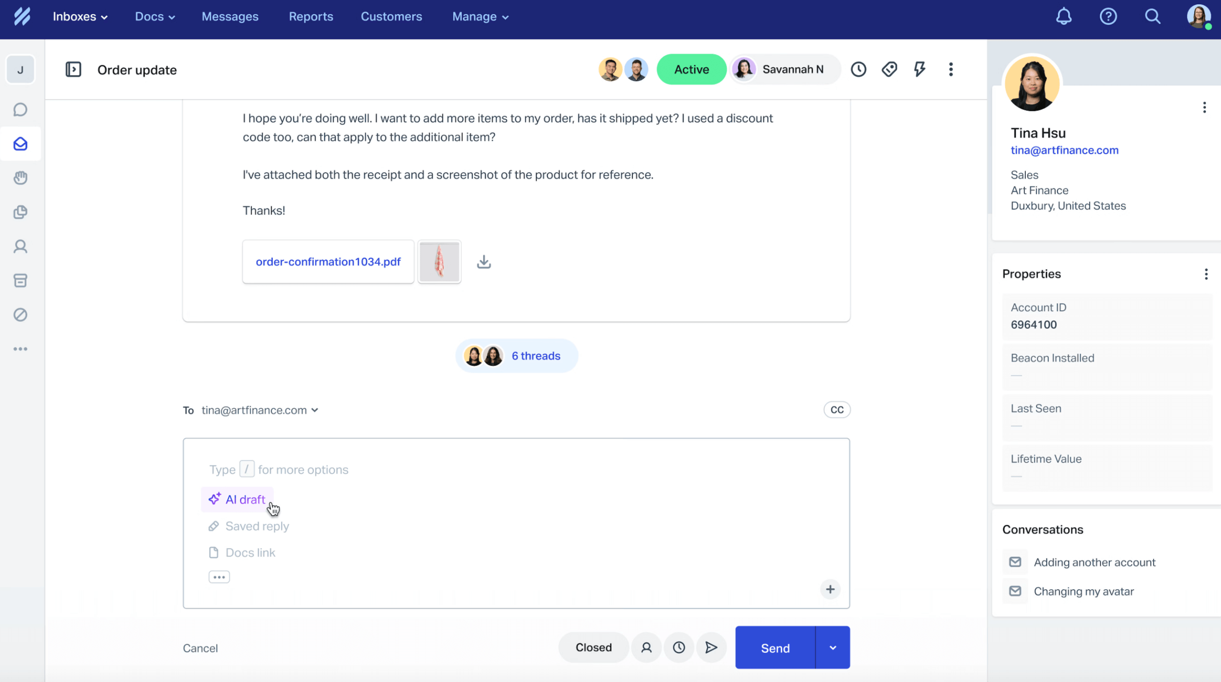 Help Scout Screenshot