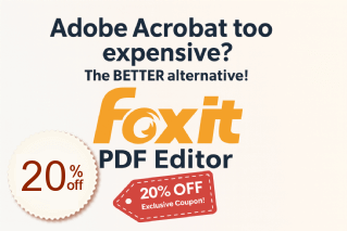 Foxit PDF Editor Code coupon de réduction