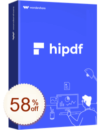 Wondershare HiPDF Discount Coupon Code