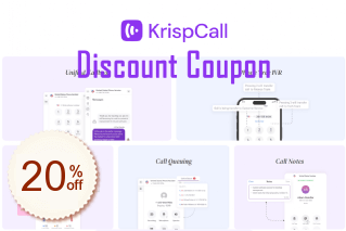 KrispCall Code coupon de réduction