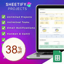 Sheetify Projects Code coupon de réduction