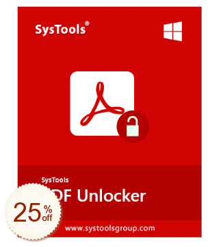 SysTools PDF Unlocker Code coupon de réduction