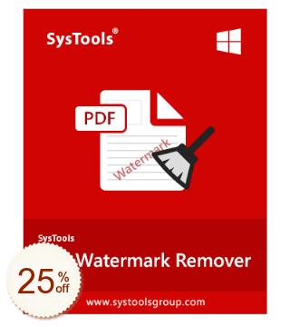SysTools PDF Watermark Remover Code coupon de réduction