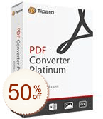 Tipard PDF Converter Platinum Code coupon de réduction