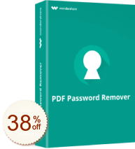 Wondershare PDF Password Remover Code coupon de réduction