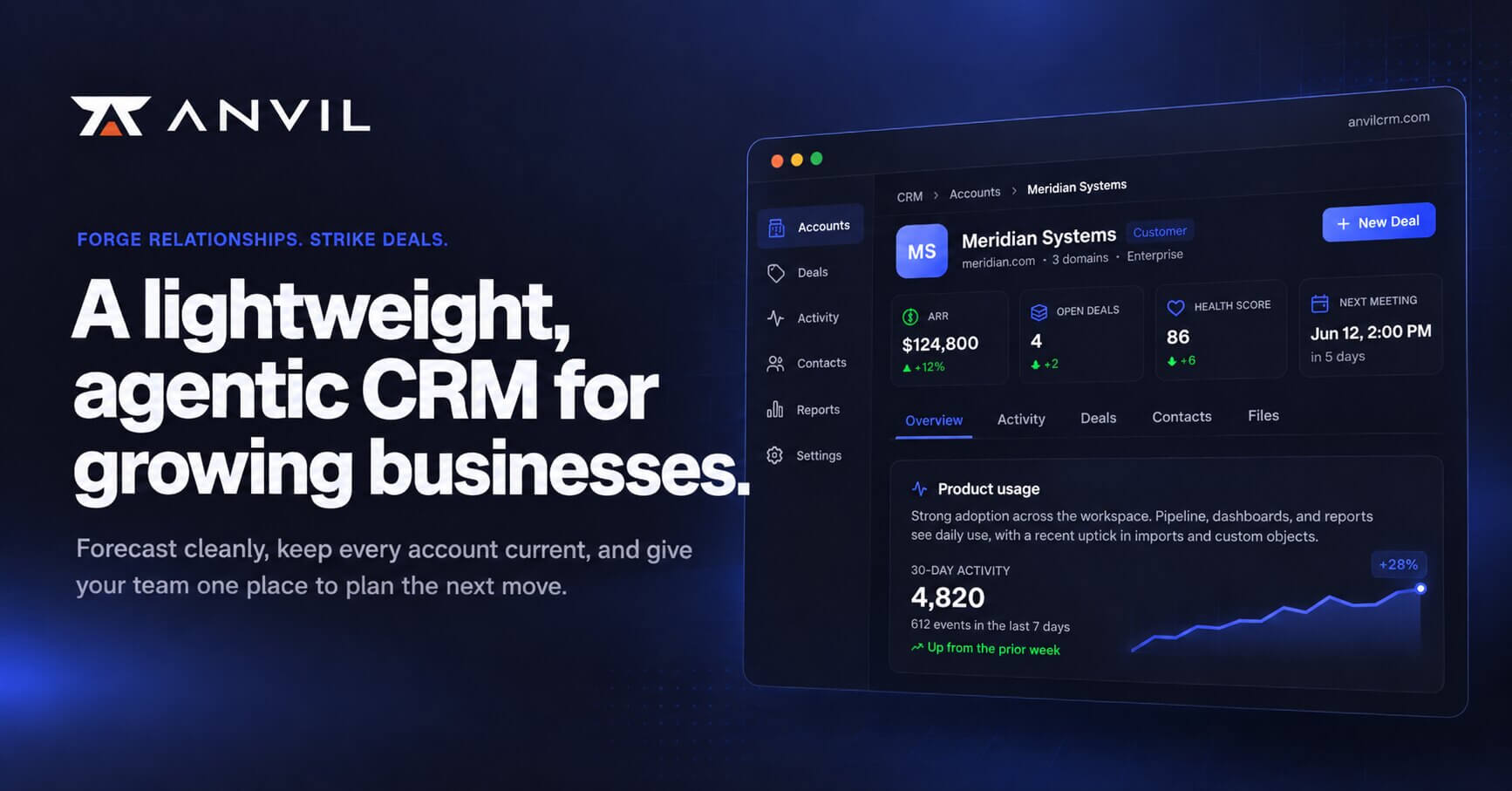 Anvil CRM Screenshot