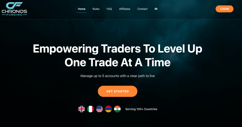 Chronos Funding Screenshot