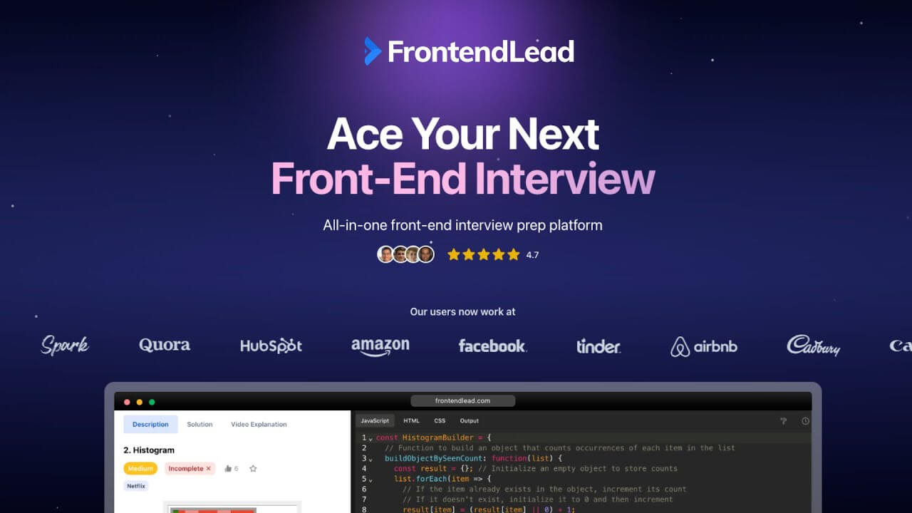 FrontendLead Screenshot