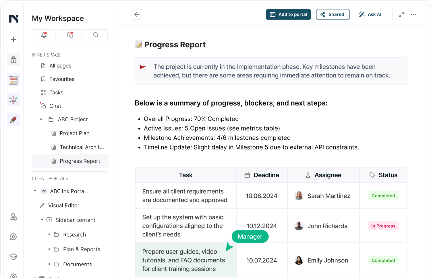 FuseBase Screenshot