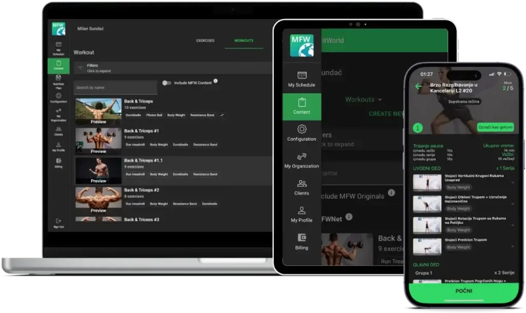 MyFitWorld Screenshot
