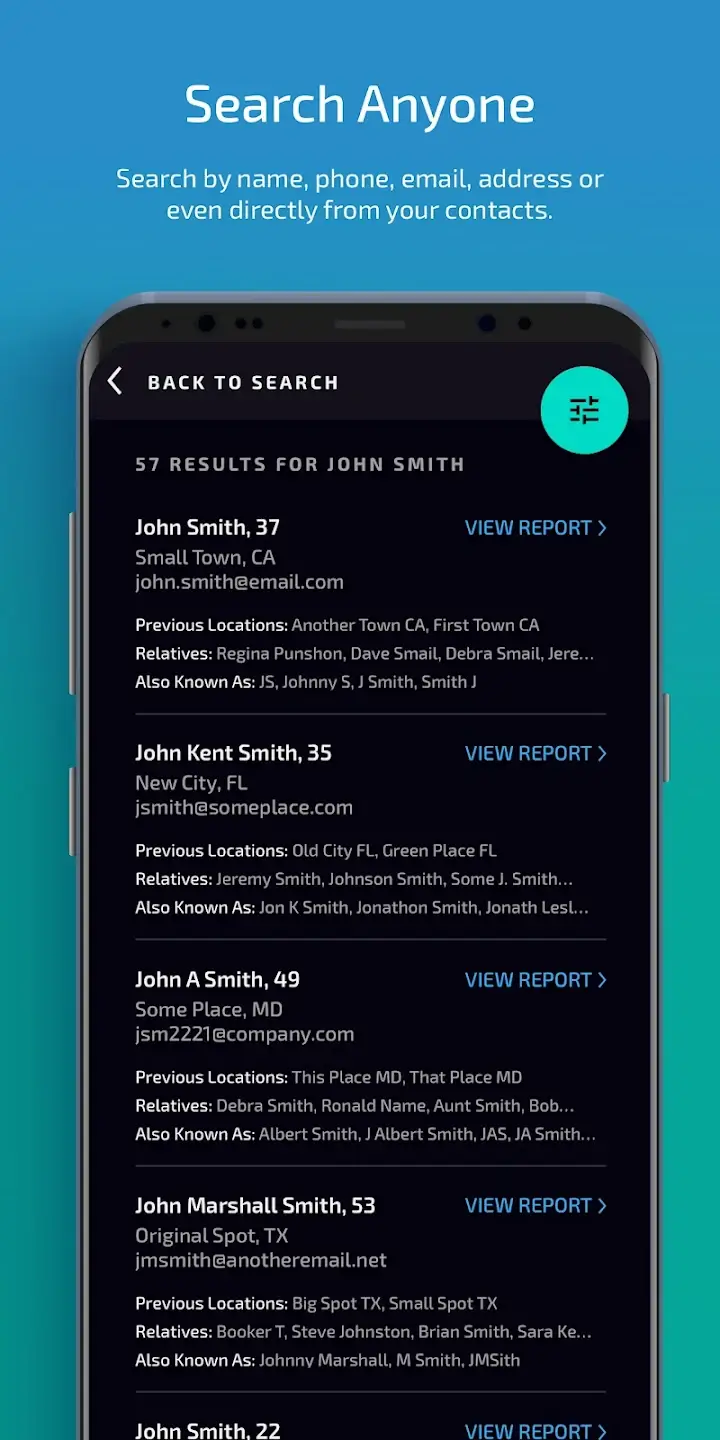 PeopleFinders Screenshot