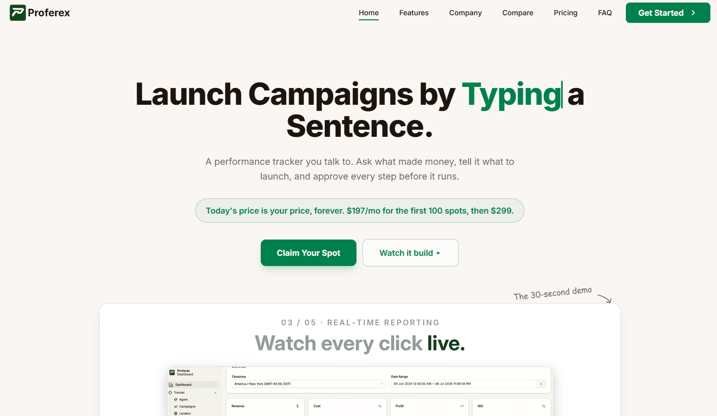 Proferex Screenshot