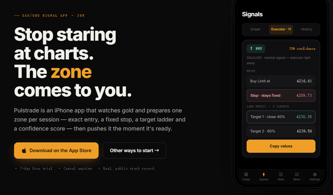 Pulstrade Screenshot