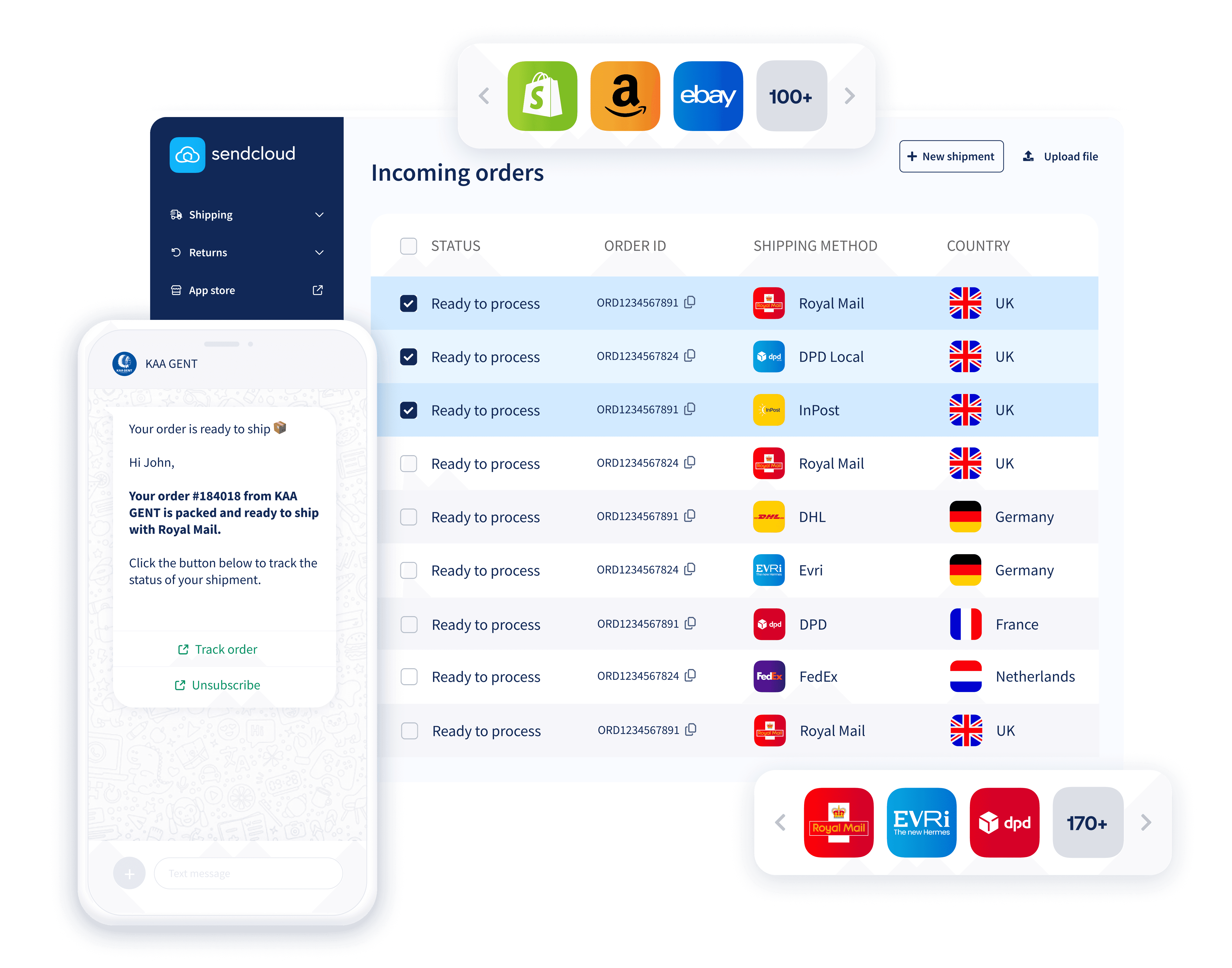 Sendcloud Screenshot