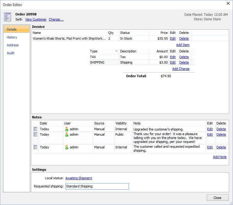 ShipWorks Screenshot
