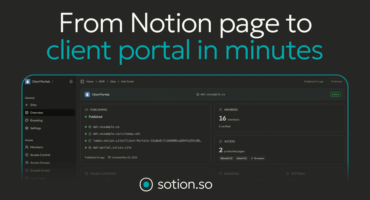 Sotion Screenshot