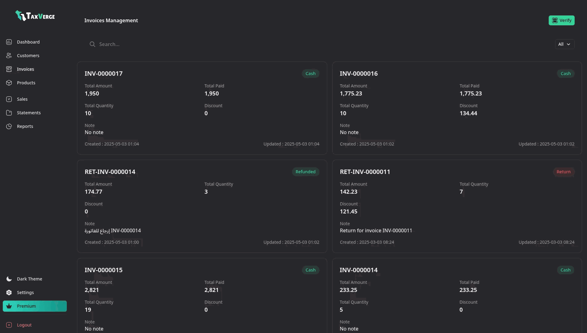 TaxVerge Screenshot