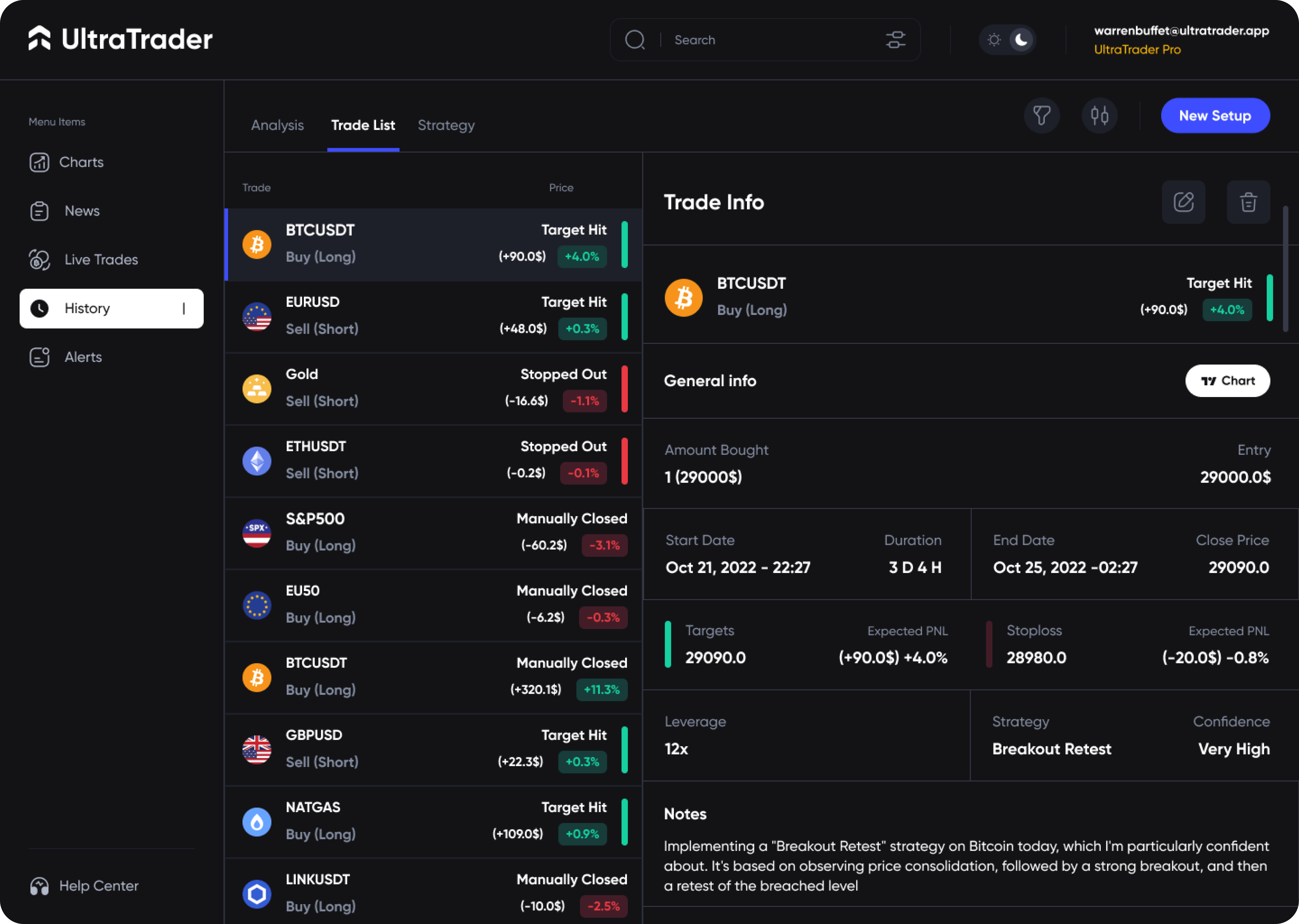 UltraTrader Screenshot