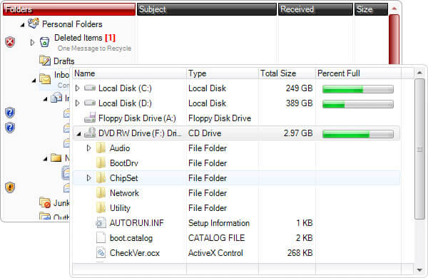 IntegralUI TreeListView Screenshot