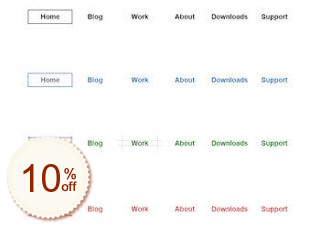 Animated Line Menu Discount Coupon Code