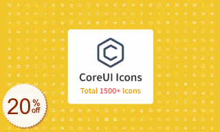 CoreUI Icons PRO Code coupon de réduction
