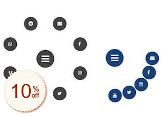 Radial Icon Menu Discount Coupon Code