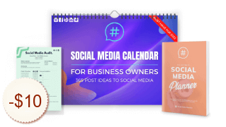 Social Media Calendar Discount Coupon Code