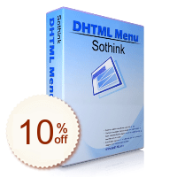 Sothink DHTML Menu Code coupon de réduction