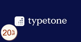 Typetone Code coupon de réduction