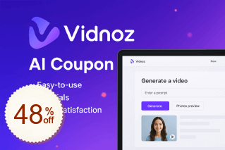 Vidnoz AI Code coupon de réduction