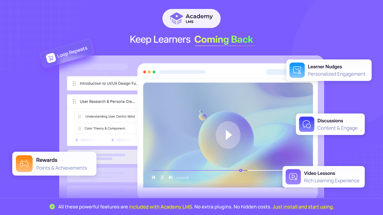 Academy LMS Screenshot